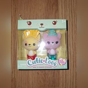 Cutie Loos Mix 'n Match Friends Plush Duo - Yellow & Pink